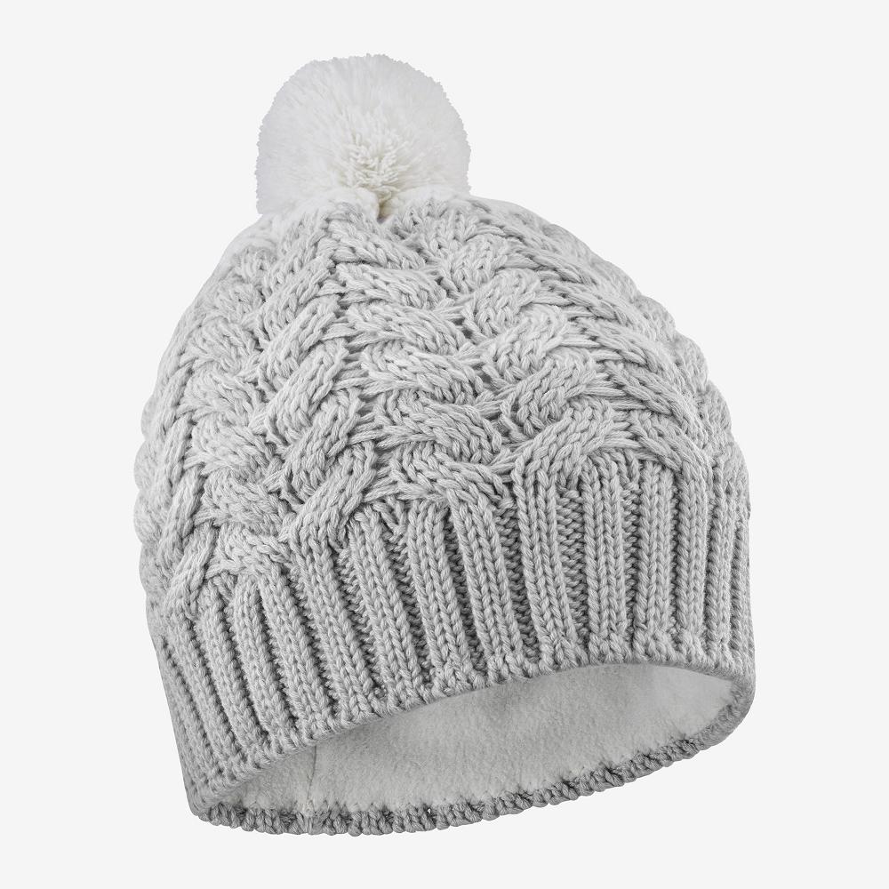 Salomon Singapore Mens Beanie - POLY Grey | 41590-BDHN